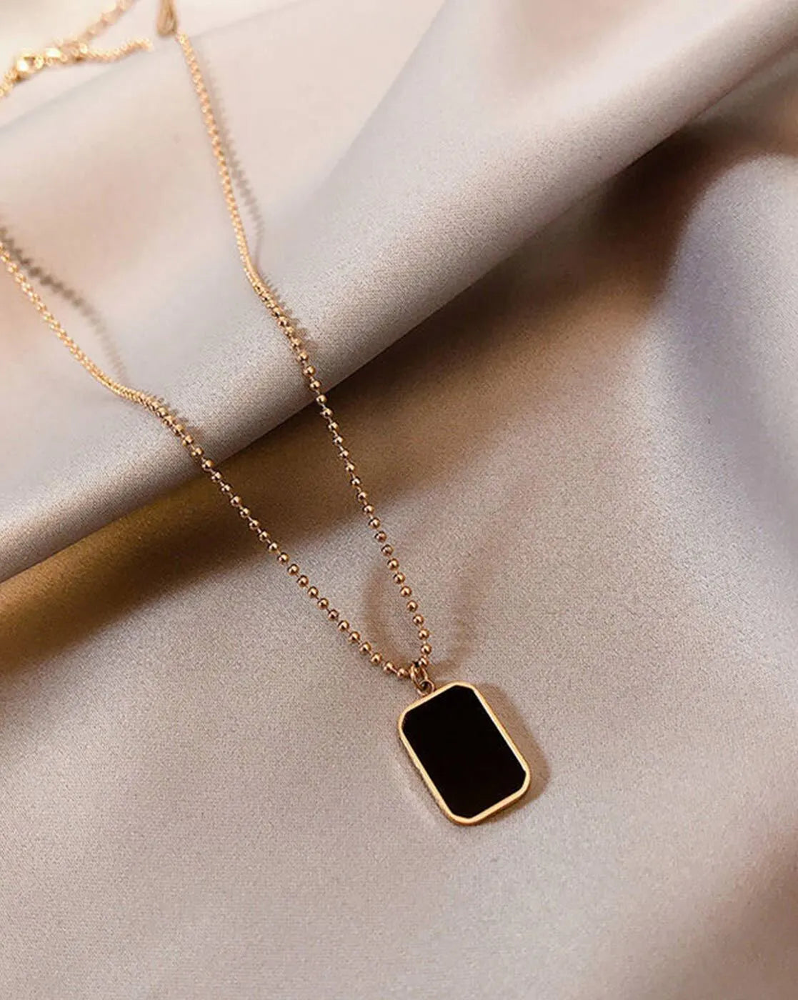 Rose Gold-Plated Chain with Pendant
