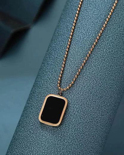 Rose Gold-Plated Chain with Pendant