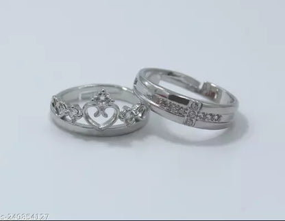 Feminal | Adjustable Size Couple Ring - SayToLove