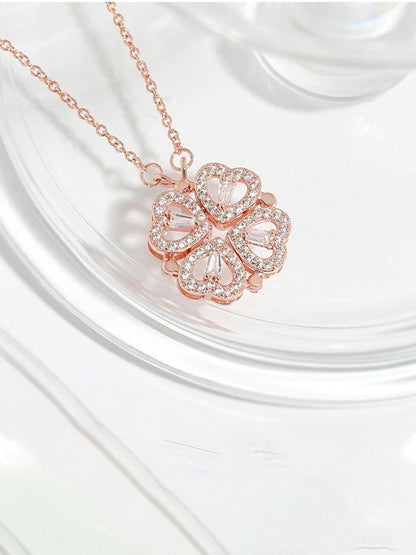 Pretty Silver Plated Chain With Pendant - SayToLove